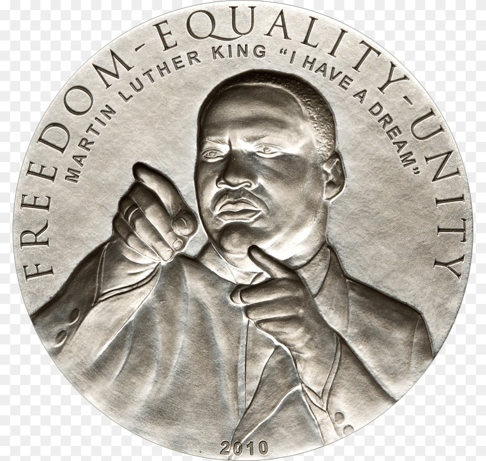 Obama King Coin Martin Luther King Jr, Adult, Male, Man, Money Png Image