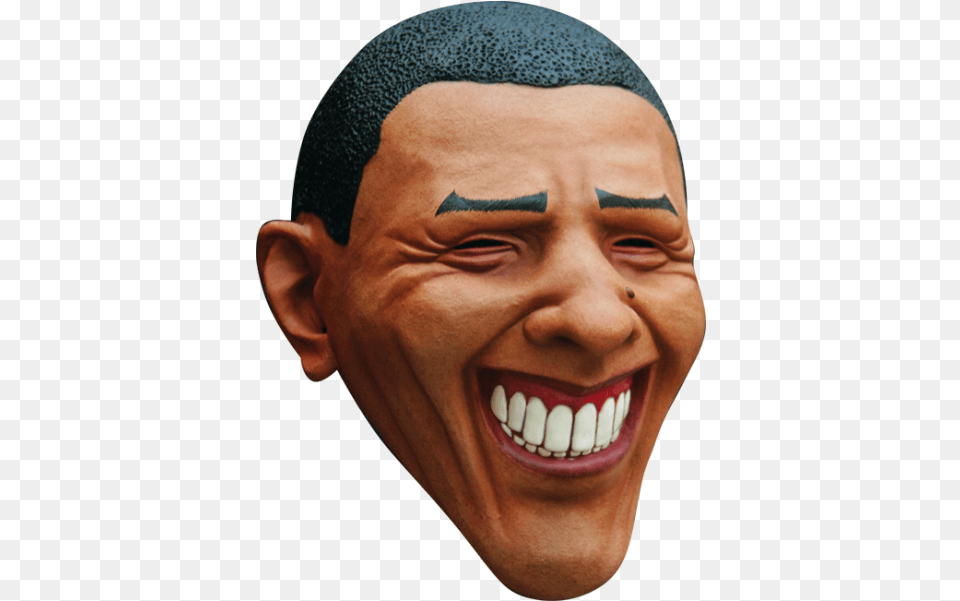 Obama Mask Cool Masks From Around The World, Adult, Person, Man, Male Free Png Download