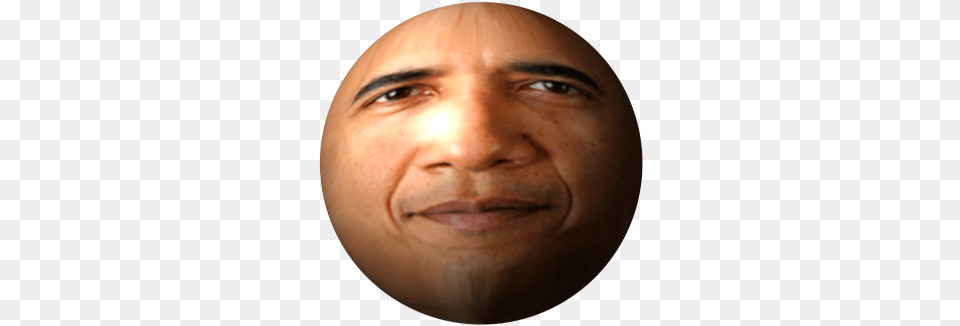Obama Sphere, Face, Frown, Head, Person Png