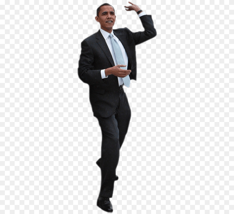 Obama Standing, Accessories, Jacket, Formal Wear, Suit Png