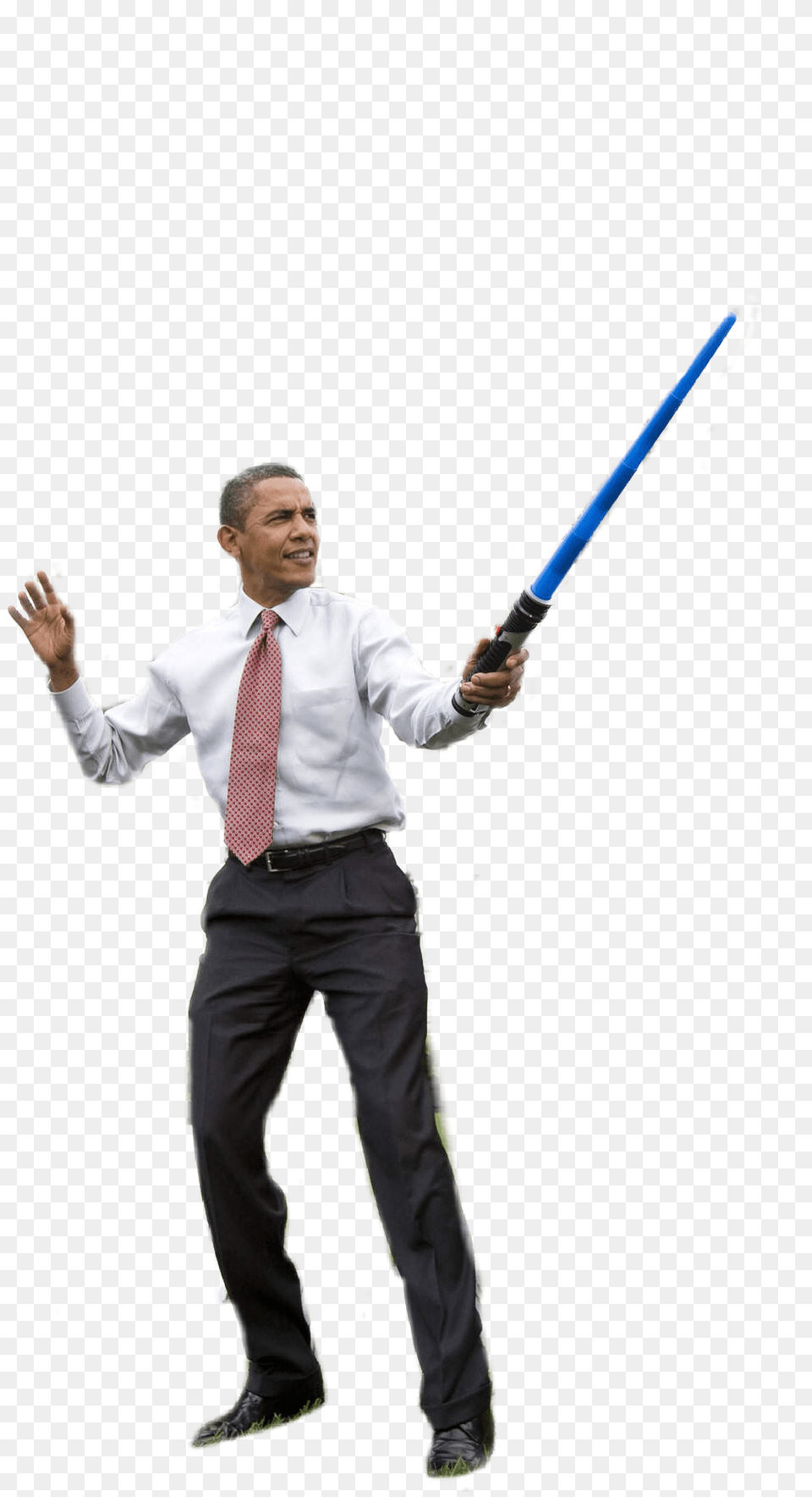 Obama With A Lightsaber, Person, People, Weapon, Sword Png