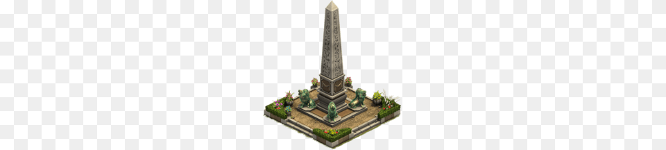 Obelisk Garden Forge Of Empires, Architecture, Building, Monument, Pillar Png
