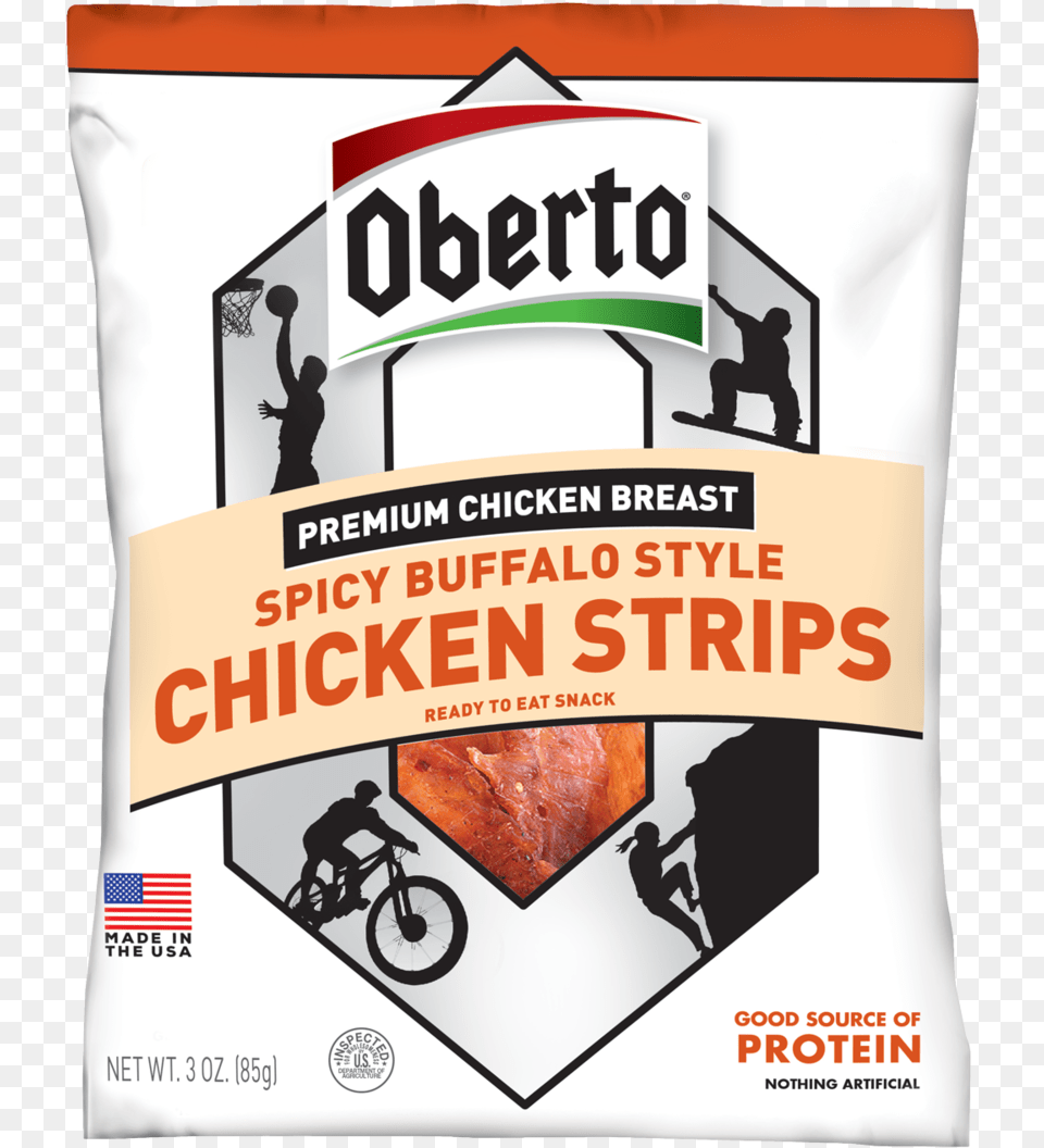 Oberto Jerky, Advertisement, Poster, Adult, Person Free Png Download