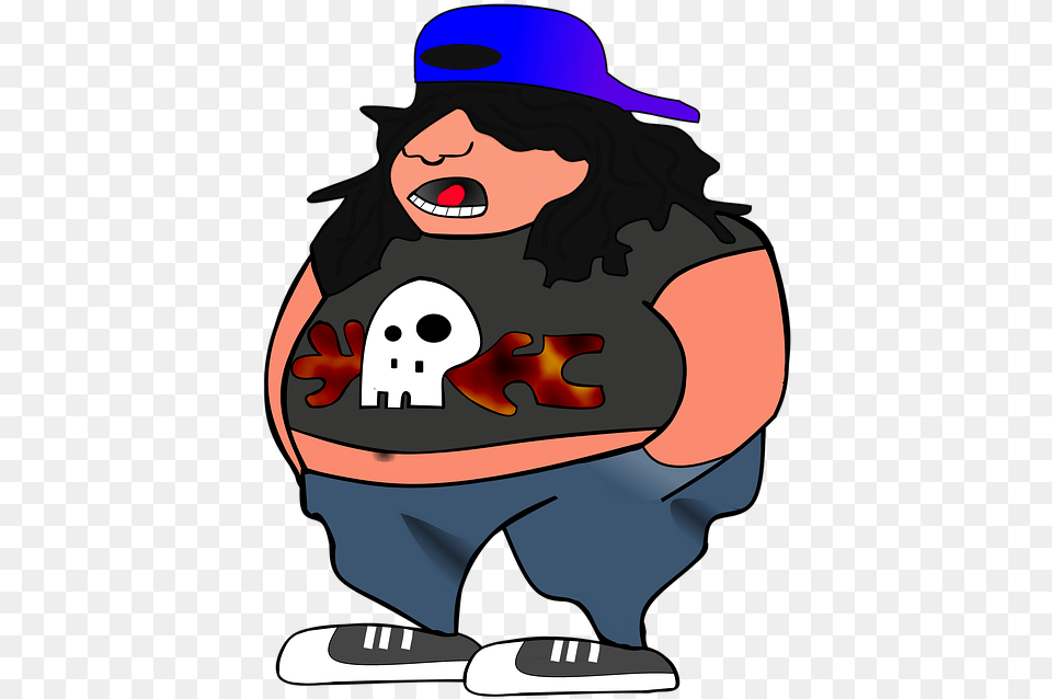 Obesity And Asthma Gambar Kartun Rock N Roll, Baby, Person, Face, Head Free Transparent Png