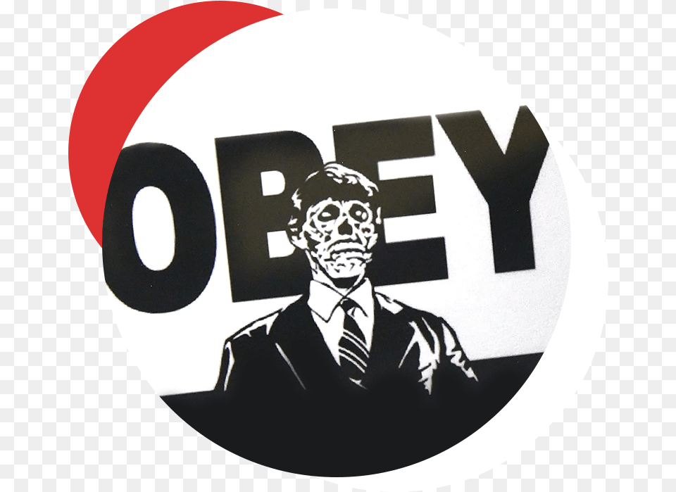 Obey Brand Timeline History Suit Separate, Logo, Adult, Male, Man Free Transparent Png