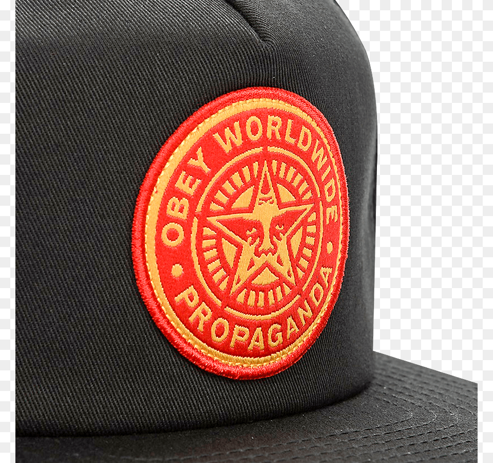 Obey Clothing Men39s Icon 5 Panel Hat Black, Badge, Logo, Symbol, Cap Free Png
