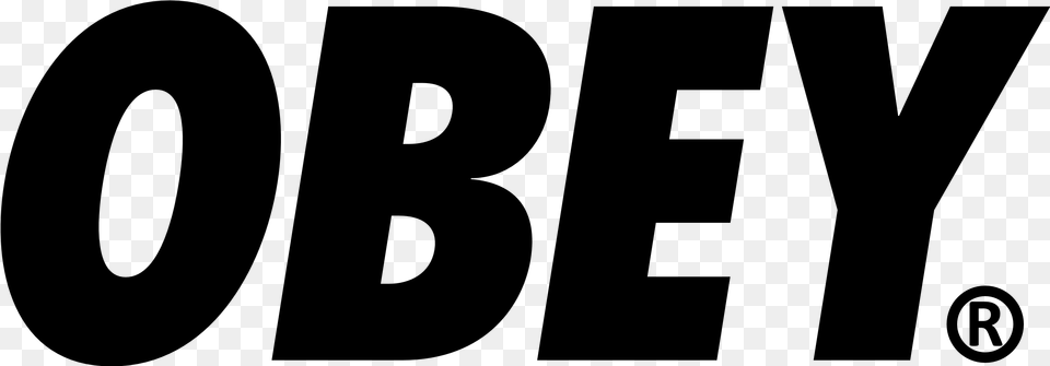 Obey Font, Gray Free Png
