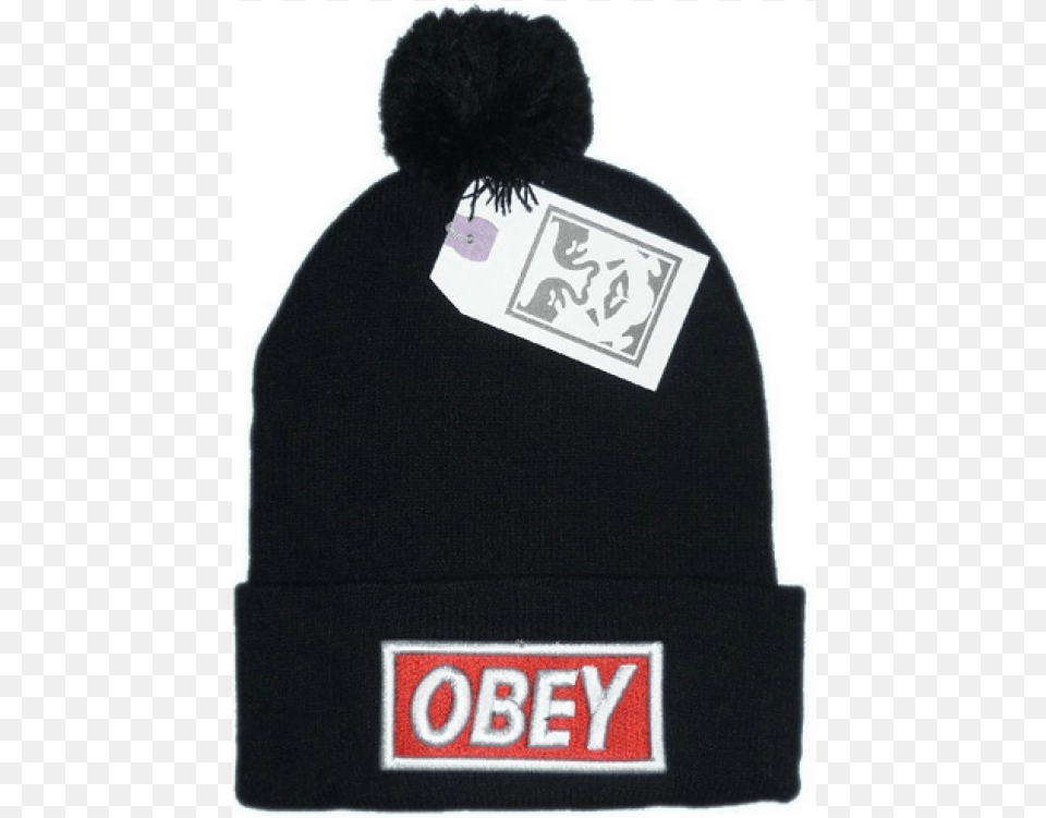 Obey Giant, Beanie, Cap, Clothing, Hat Png