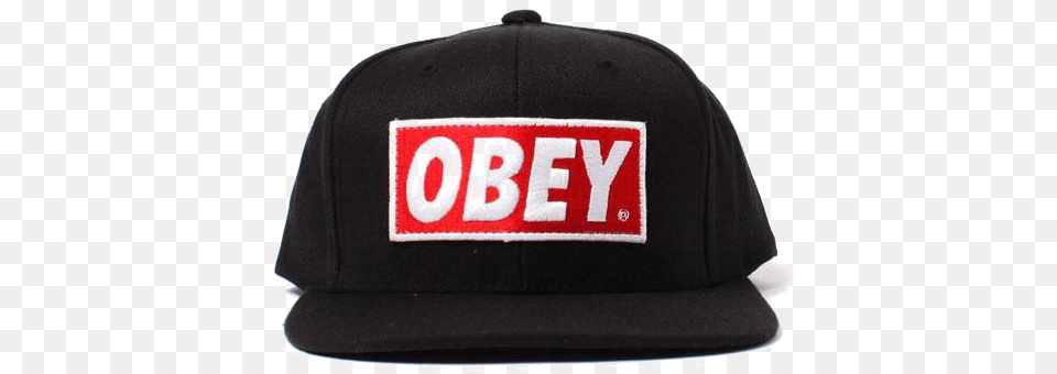 Obey Hat Clip Art Black And White Download Obey Original Snapback Brown, Baseball Cap, Cap, Clothing, Hoodie Png Image