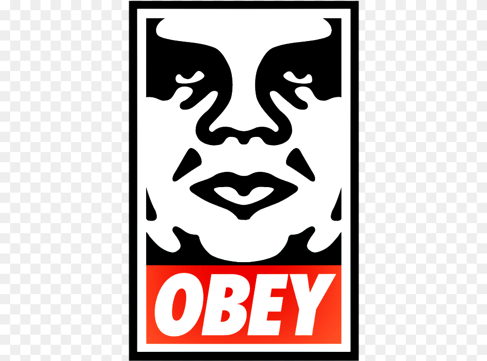 Obey Logo Obey Shepard Fairey Art, Advertisement, Stencil, Poster, Baby Png Image