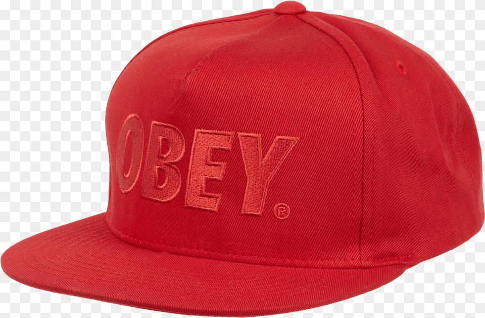 Obey Snapback Cap Mit Logo Stickerei In Rot Online Gorras Specialized En Bogota, Baseball Cap, Clothing, Hat Png