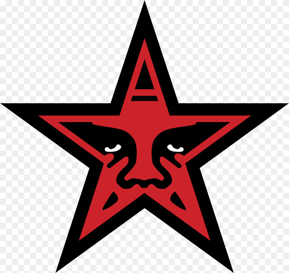 Obey The Giant Logo Coppell High School Logo, Star Symbol, Symbol, Cross Png Image