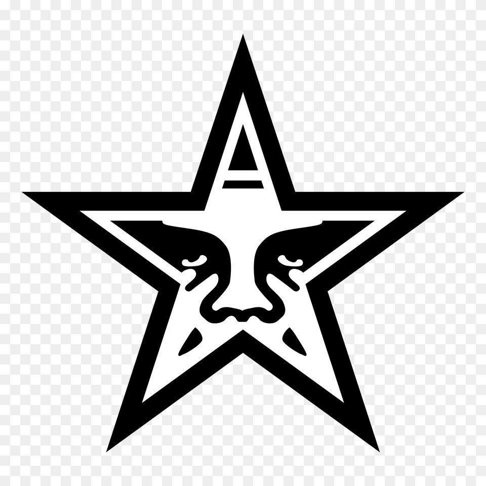 Obey The Giant Logo Vector, Star Symbol, Symbol Free Transparent Png