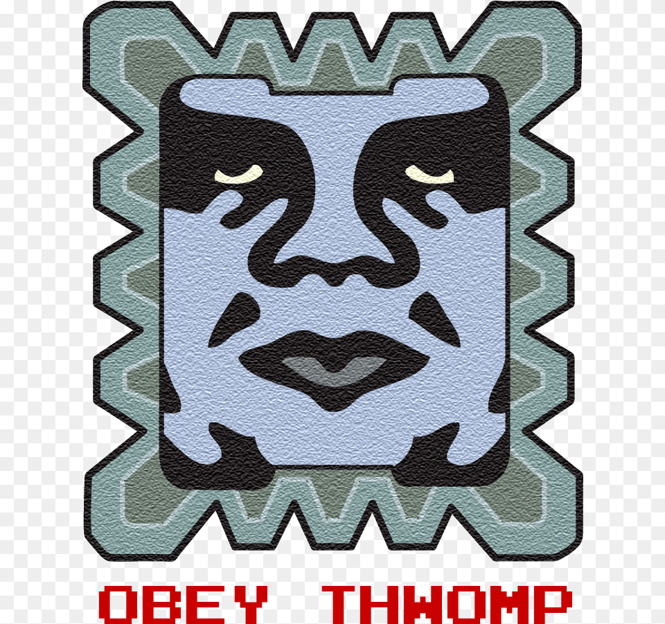 Obey Thwomp Andre The Giant Graphic, Home Decor, Art, Face, Head Free Png Download