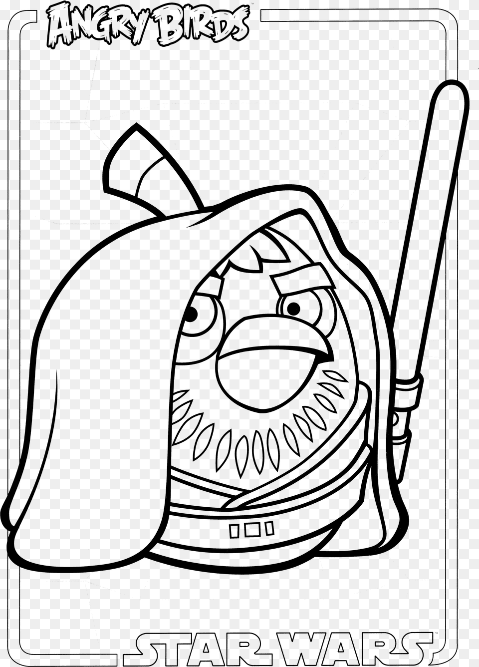 Obi Wan Kaboomi Angry Birds Star Wars Obiwan Kenibi, Gray Png