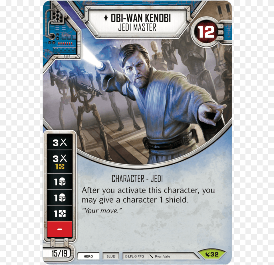 Obi Wan Kenobi, Adult, Male, Man, Person Free Png