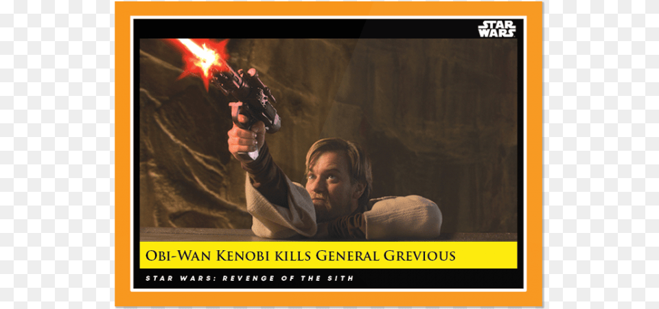 Obi Wan Kenobi Kills General Grevious Magento, Weapon, Handgun, Gun, Firearm Free Png