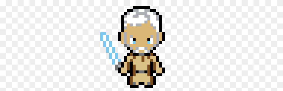 Obi Wan Kenobi Pixel Art Maker, Qr Code, Toy Free Png