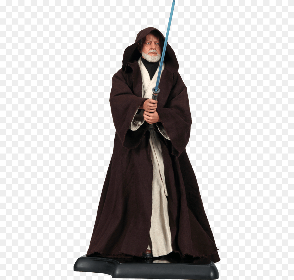 Obi Wan Kenobi Premium Format Figure Obi Wan Kenobi, Fashion, Adult, Person, Man Free Png Download