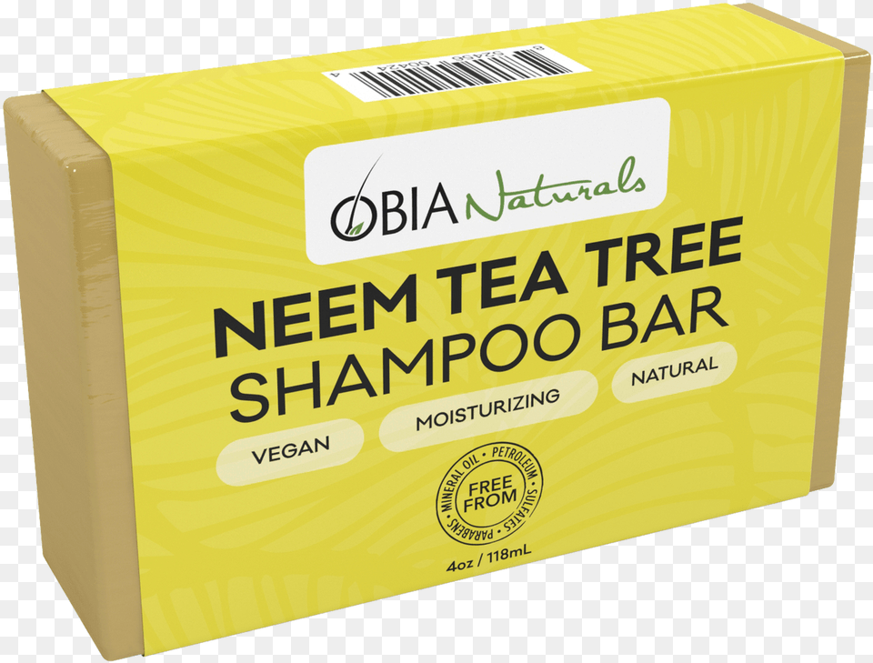 Obia Naturals Shampoo Bar, Butter, Food, Box Free Transparent Png