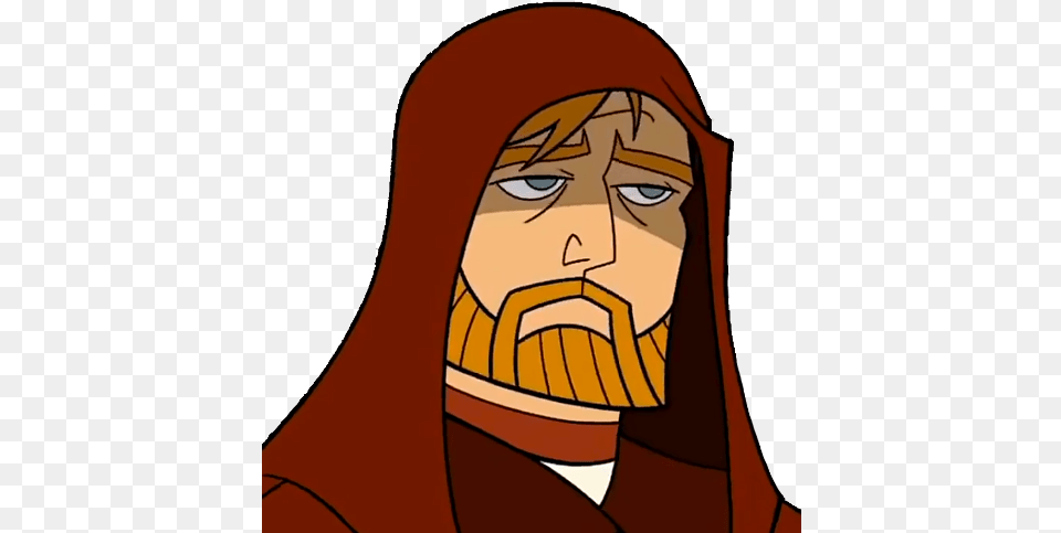 Obidonekenobi Discord Emoji Illustration, Person, Face, Head, Cartoon Png Image