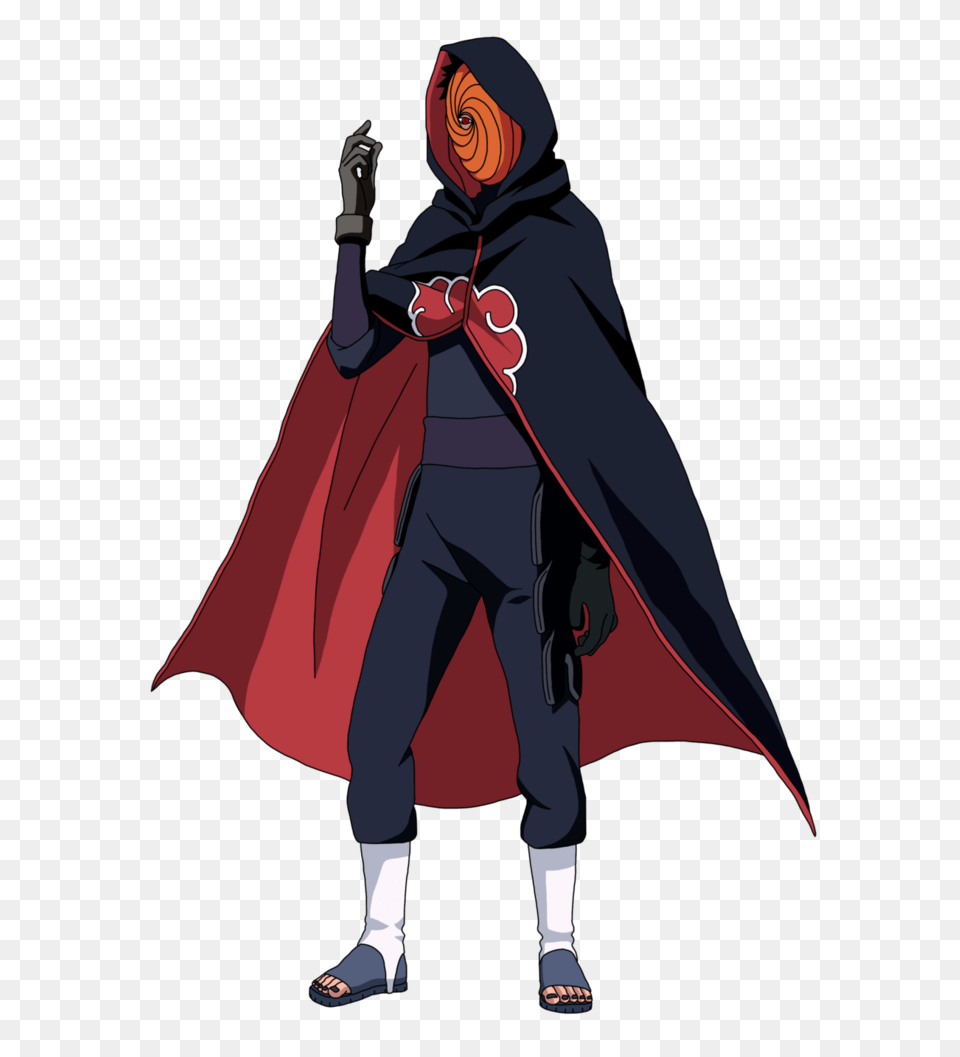 Obito Akatsuki, Cape, Clothing, Fashion, Adult Free Png Download