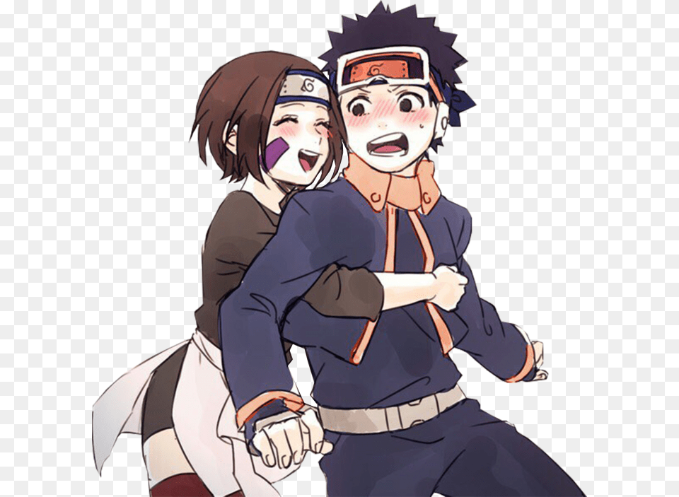 Obito And Rin Fanart, Book, Comics, Publication, Baby Free Png Download