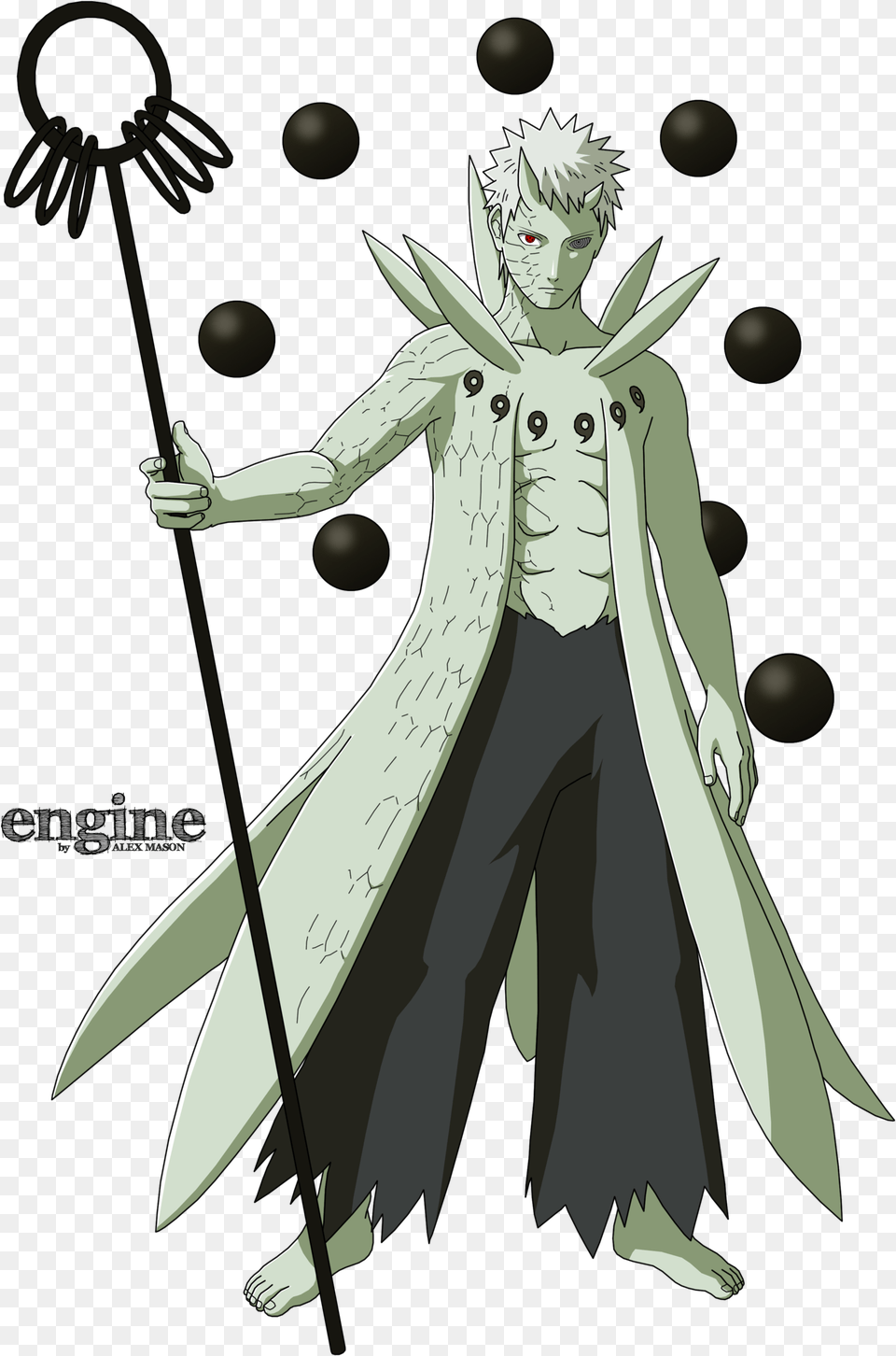 Obito Ten Tails Jinchuriki, Book, Comics, Publication, Head Free Png