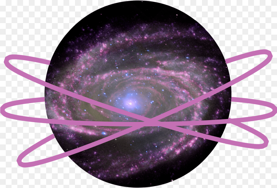 Objectcirclegraphic Galaxymagenta, Nature, Night, Outdoors, Astronomy Free Png Download