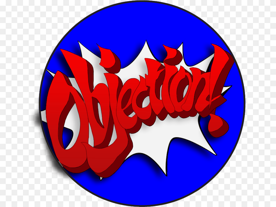 Objection Phoenix Wright Objection Mobile, Logo Free Transparent Png