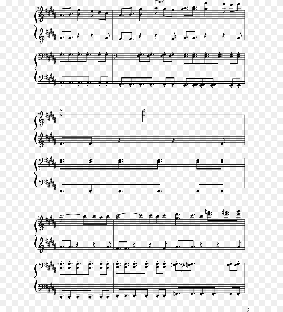 Objection Sheet Music For Piano In Pdf Apollo Justice Theme Piano, Gray Free Transparent Png
