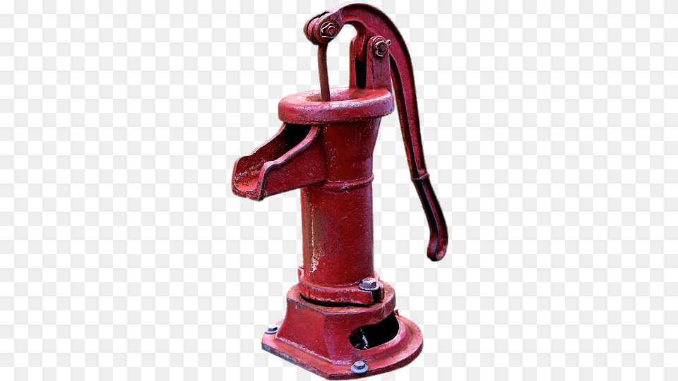 Objects Old Hand Pump, Machine, Fire Hydrant, Hydrant Png Image