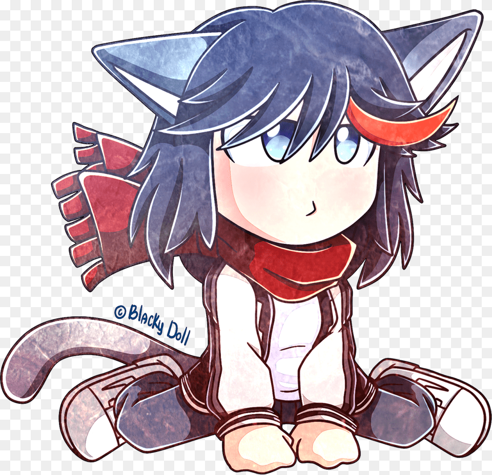 Obladky Doll Ryuko Matoi Satsuki Kiryuin Aikuro Mikisugi Kill La Kill Neko, Book, Comics, Publication, Baby Png Image