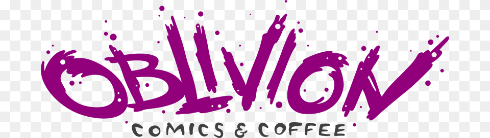 Oblivion Comics And Coffee, Purple, Maroon Free Png Download