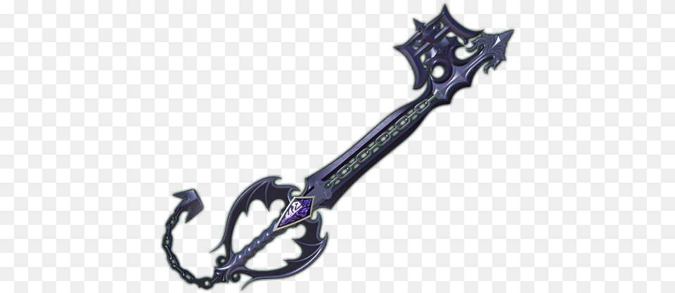 Oblivion Kingdom Hearts Oblivion Keyblade, Sword, Weapon, Blade, Dagger Png Image
