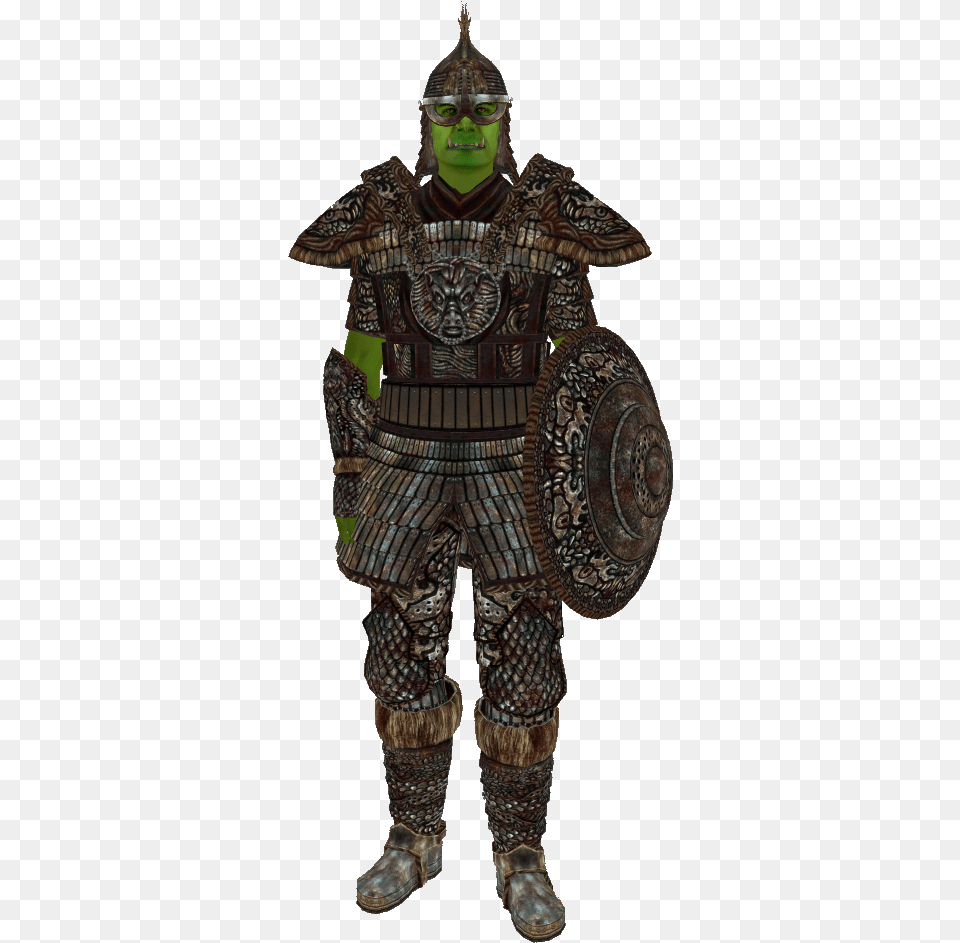 Oblivion Orcish Armor, Adult, Male, Man, Person Free Png
