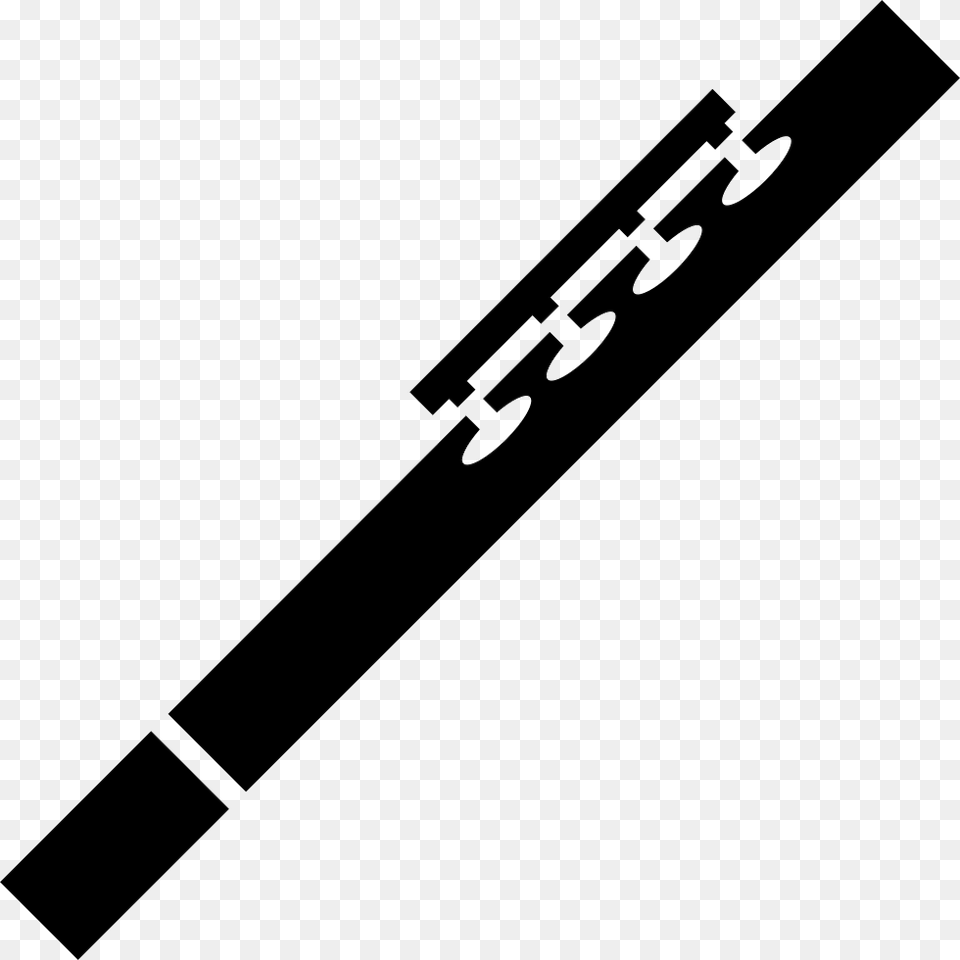 Oboe Instrument Comments Caneta Icone, Stencil, Musical Instrument, Dynamite, Weapon Png Image