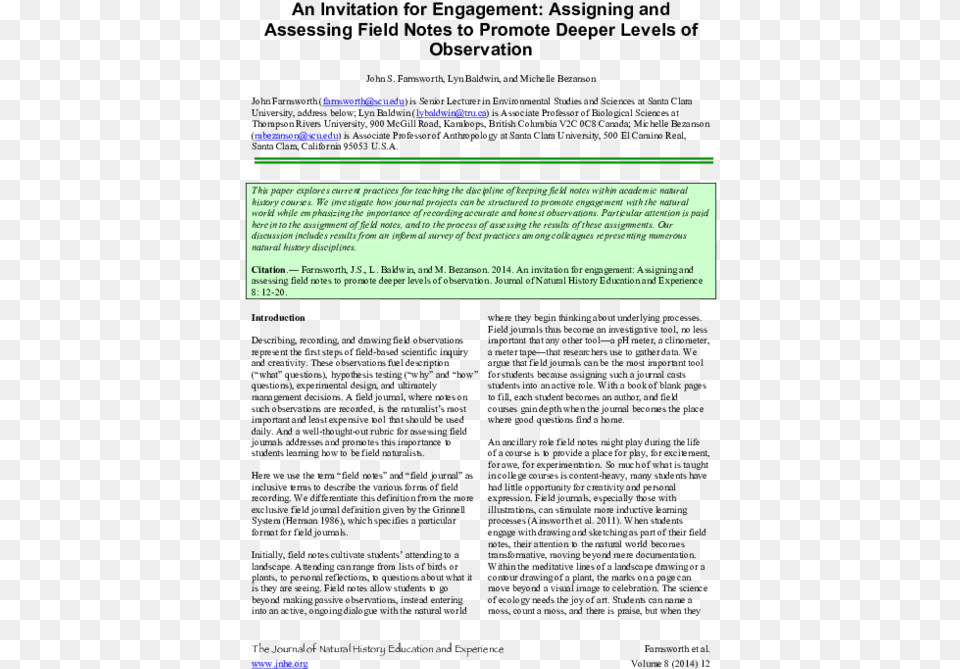 Observation Journal Field Notes, File, Page, Text, Webpage Png Image