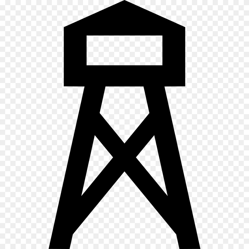 Observation Tower A Black, Gray Free Png Download
