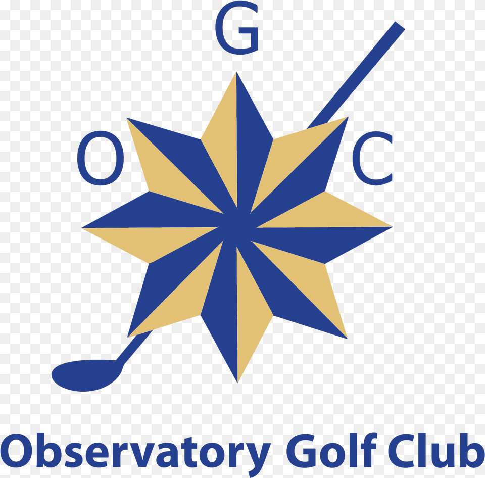 Observatory Golf Club U2013 A Course And For The People Observatory Golf Club Logo, Star Symbol, Symbol Free Png Download