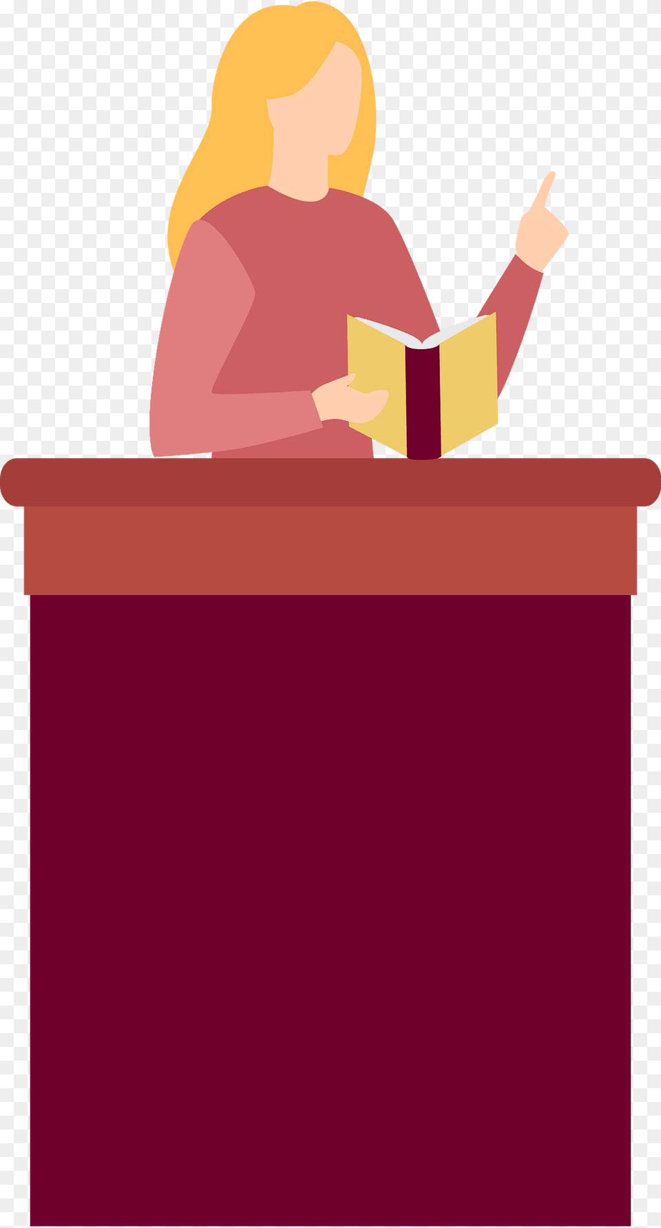 Observe Silence Clipart, Table, Reading, Person, Furniture Png Image