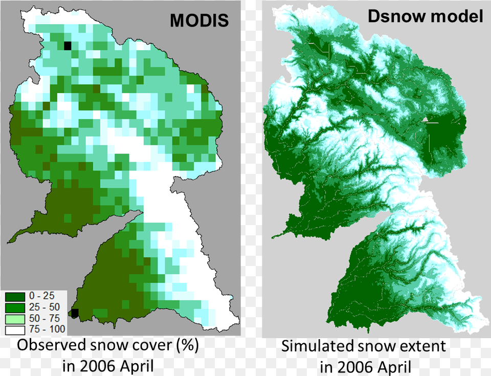 Observed And Simulated Snow Cover In Atlas, Tree, Rainforest, Plot, Plant Free Transparent Png