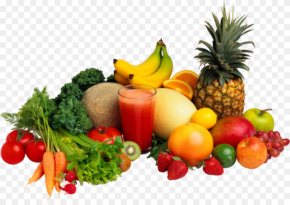 Obst Image Bunch Of Fruits And Vegetables, Produce, Plant, Food, Fruit Free Png Download