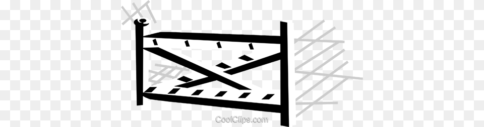 Obstacle Royalty Free Vector Clip Art Illustration, Fence, Gate Png Image