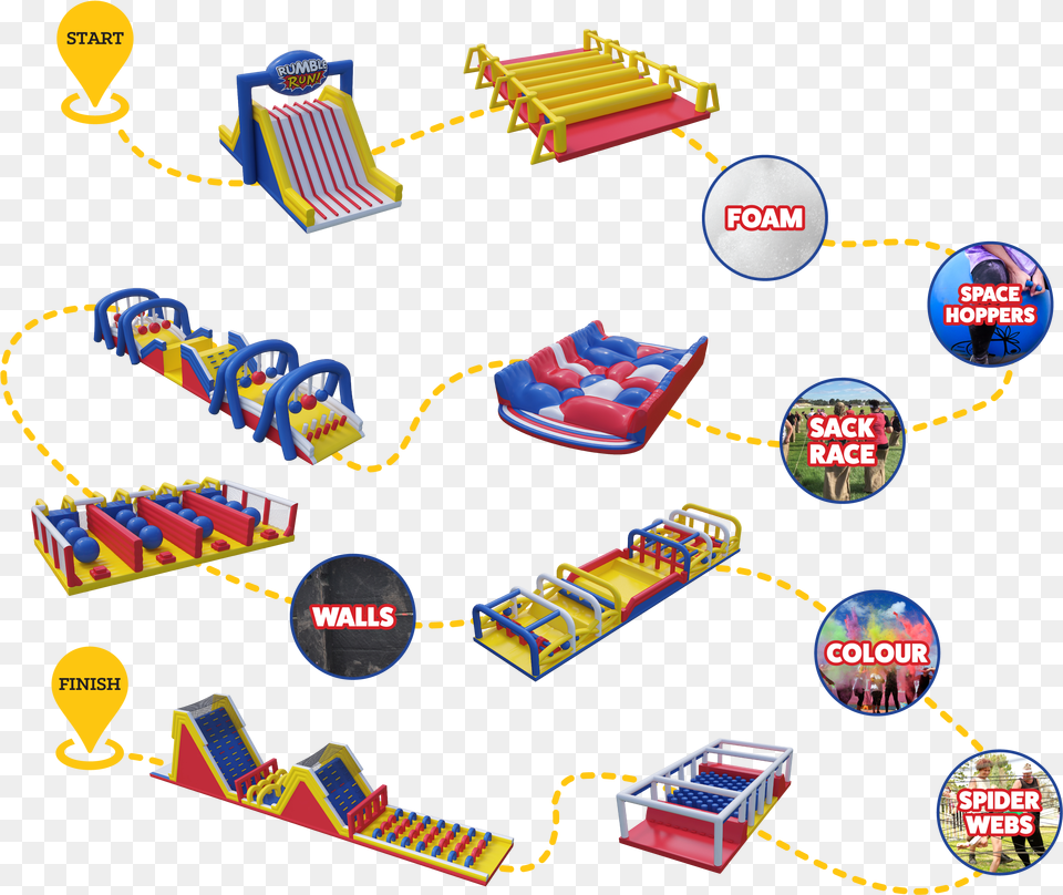 Obstacles, Play Area, Person, Indoors, Outdoors Free Png Download