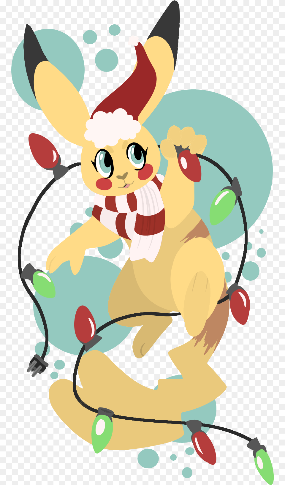 Oc I Drew A Festive Pikachu And Thought I39d Share, Ice Cream, Cream, Dessert, Food Png Image