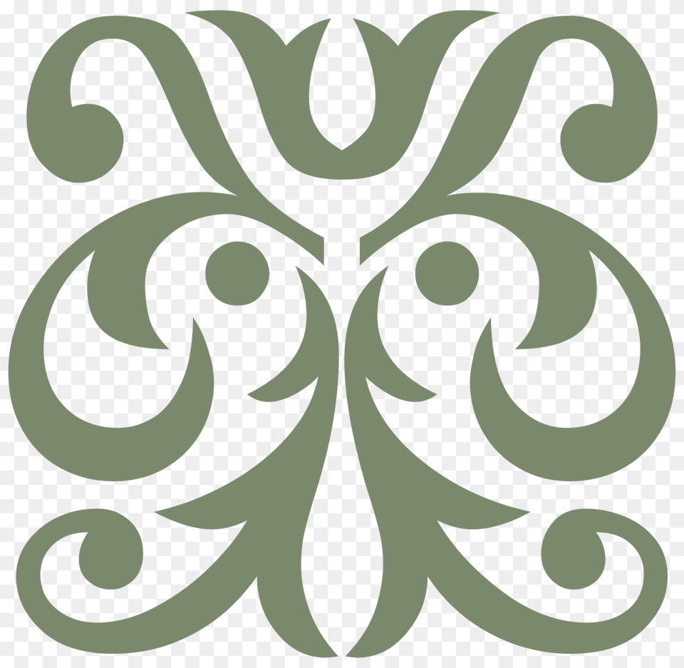 Oc Ornament Green Clipart, Art, Floral Design, Graphics, Pattern Png