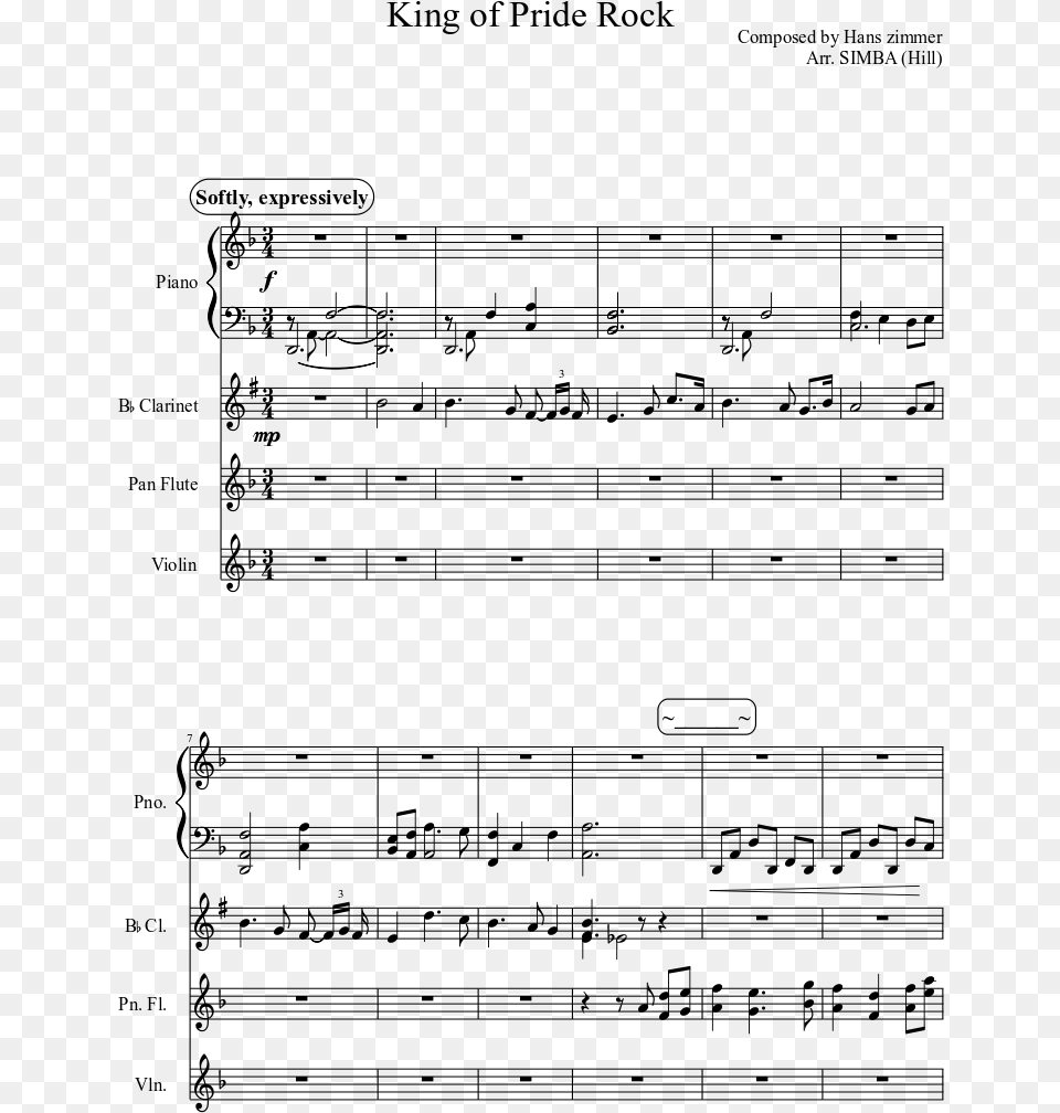 Ocarina Of Time Partitura, Gray Free Png Download