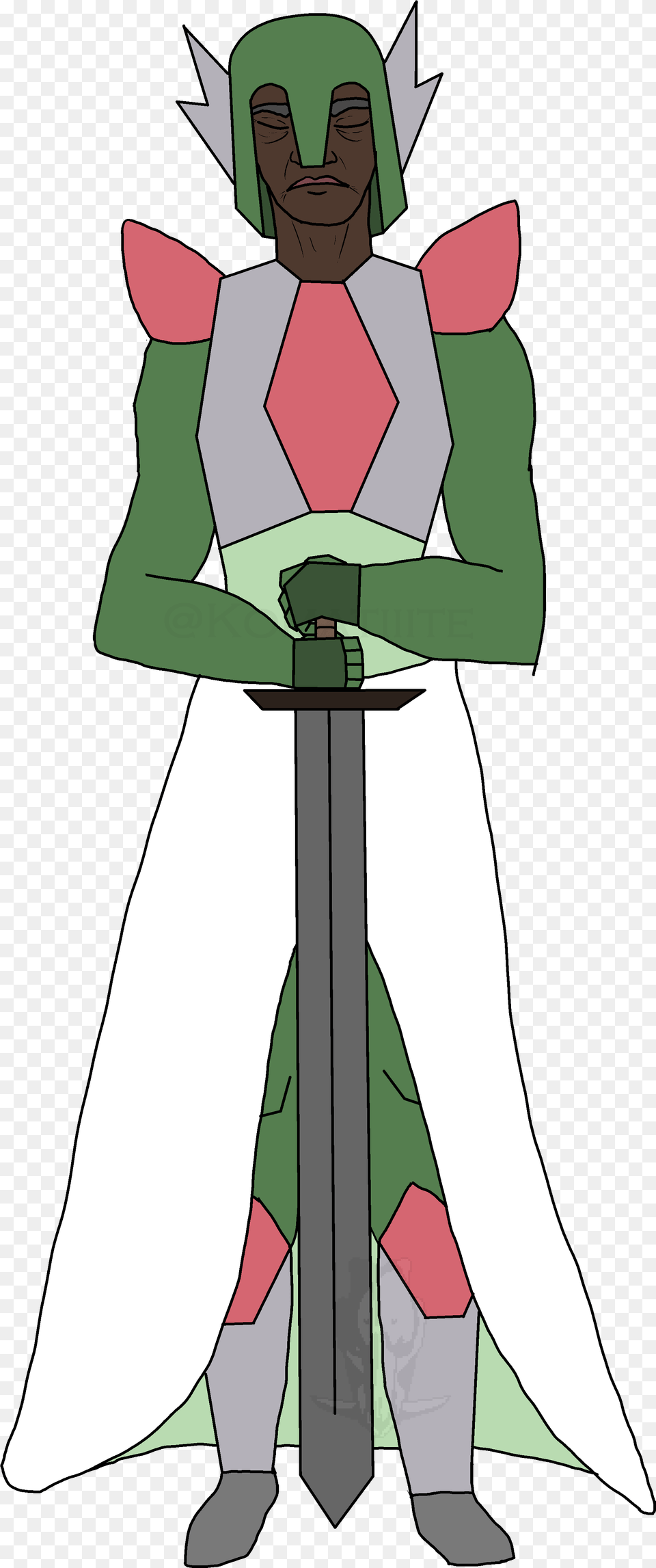 Ocart A Gardevoir Knight For Inktober Pokemon Fictional Character, Person, Clothing, Costume, Adult Png Image