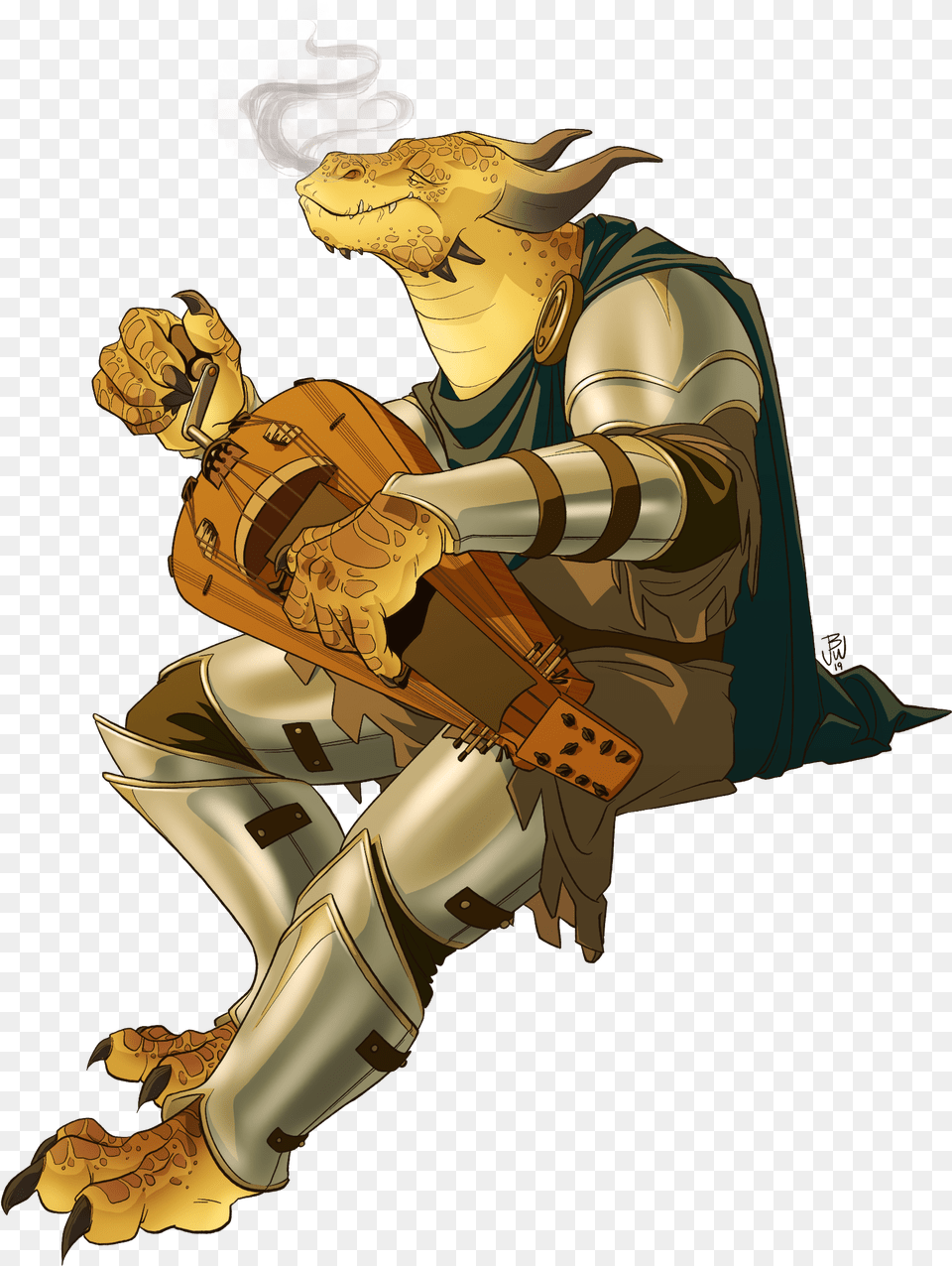 Ocart My Dragonborn Bard Dnd Gold Dragonborn Dnd, Book, Comics, Publication Png Image